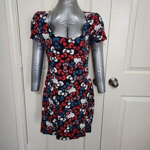 Hello Kitty London Union Jack Bodycon Dress
